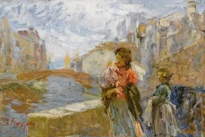 Canale Veneziano by Leonardo Bazzaro — digital art print download