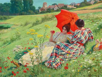 На природе by Людовик Аллеом — digital art print download