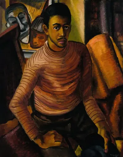 Self-Portrait by Malvin Gray Johnson, 1934 — digital art print download