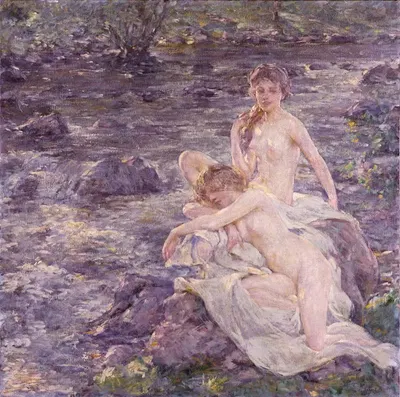 The Bathers by Robert Reid — digital art print download