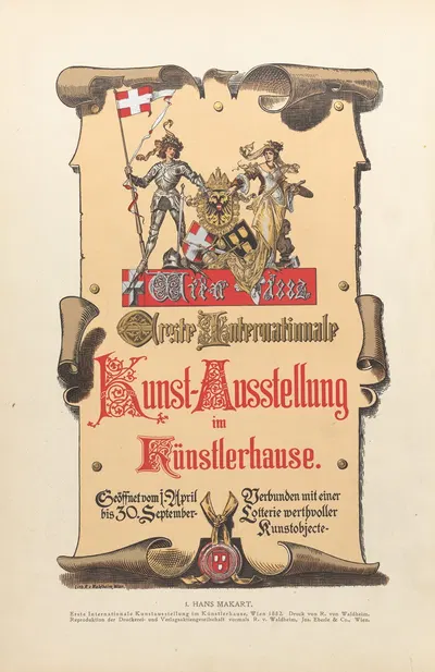 Erste Internationale Kunstausstellung im Künstlerhause by Hans Makart, 1882 — digital art print download