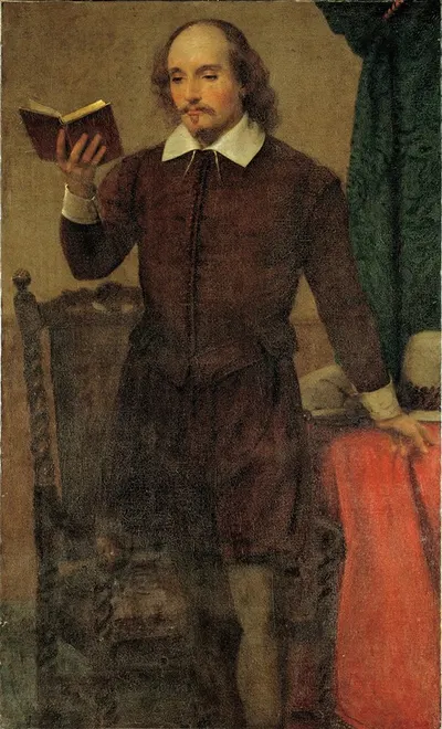 Shakespeare Reading by William Page, 1873-1874 — digital art print download
