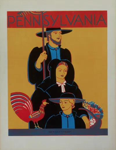 Pennsylvania by Katherine Milhous, 1936-1941 — digital art print download