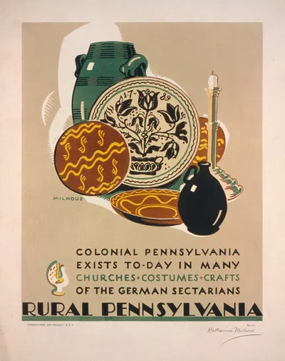 Rural Pennsylvania Colonial Pennsylvania exists to-day in many churches, costumes, crafts of the German Sectarians by…