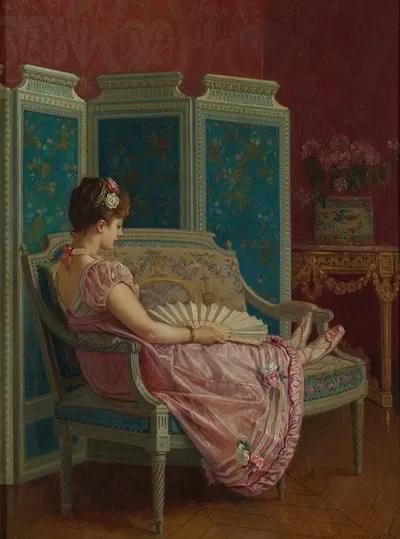 Бездельные мысли by Огюст Тулмуш, 1872 — digital art print download