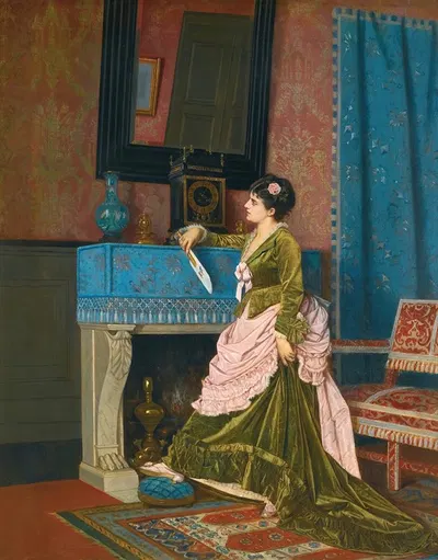 Любовное письмо by Огюст Тулмуш, 1873 — digital art print download