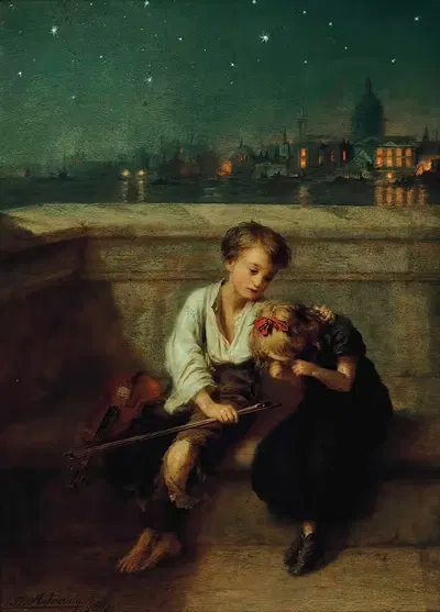 Sympathy by Augustus Edwin Mulready, 1881 — digital art print download