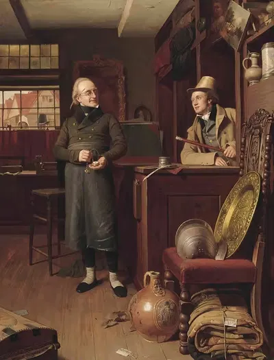 Old friends by Edwin Hughes, 1879 — digital art print download