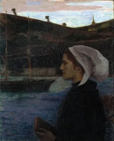A Breton Sunday by Eugène Vail — digital art print download