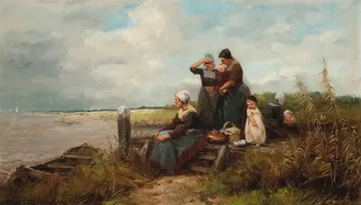 Ожидание улова by Мари тен Кат — digital art print download