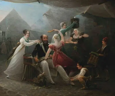 Pampering an officer at the fair by Petrus Groenia — digital art print download