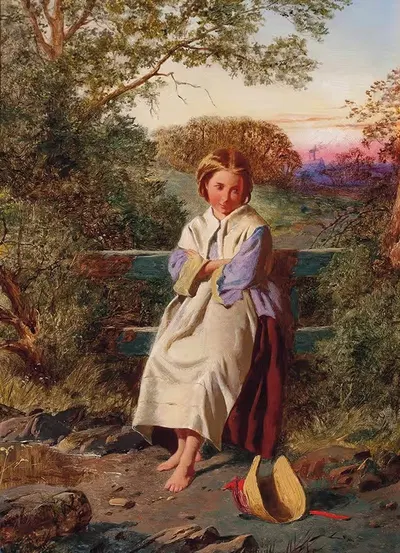 Далёкие мысли by Уильям Генри Мидвуд, 1866 — digital art print download