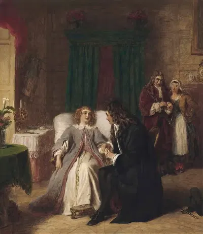 Воображаемая больная by Уильям Пауэлл Фрит, 1876 — digital art print download