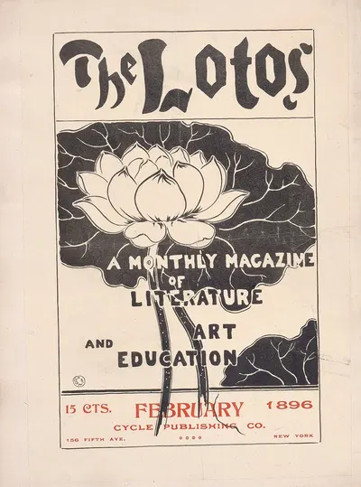 The Lotos by Артур Уэсли Доу, 1896 — digital art print download