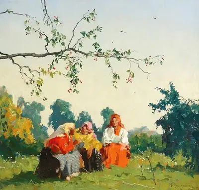Сплетни by Михаил Маркелович Гужавин, 1927 — digital art print download