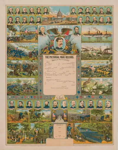 Pictorial war records by Дж. М. Викрой и Ко., 1899 — digital art print download