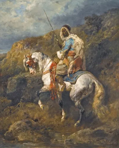 Арабский всадник by Адольф Шрайер — digital art print download