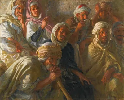 Зрители, восхищающиеся танцовщицей by Этьен Дине, 1905 — digital art print download