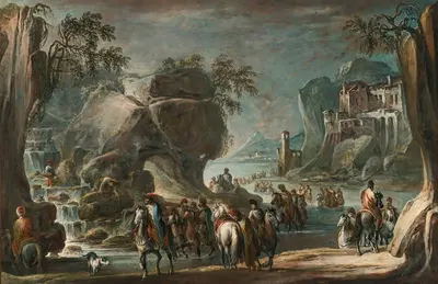 Soldiers Crossing A River by Francesco Simonini — digital art print download