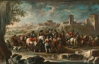 Soldiers In A Landscape by Francesco Simonini — digital art print download