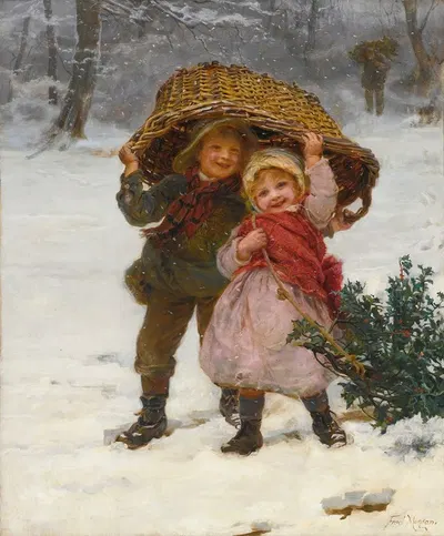 Yuletide by Frederick Morgan — digital art print download