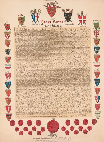 Magna Carta by В. Рир, 1894 — digital art print download