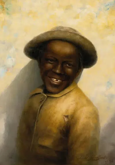Smiling Boy by Jefferson David Chalfant, 1886 — digital art print download