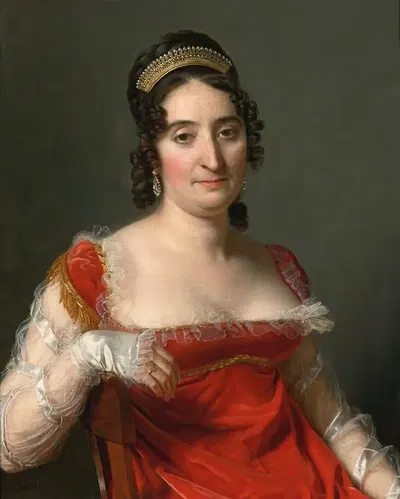 Портрет дамы by Жером-Мартен Ланглуа, 1817 — digital art print download