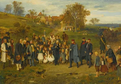 Его Высочество в путешествии by Людвиг Кнаус, 1867 — digital art print download