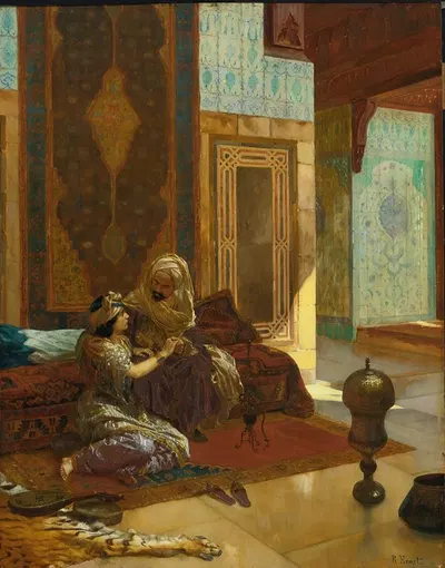 La Favorite by Rudolf Ernst — digital art print download