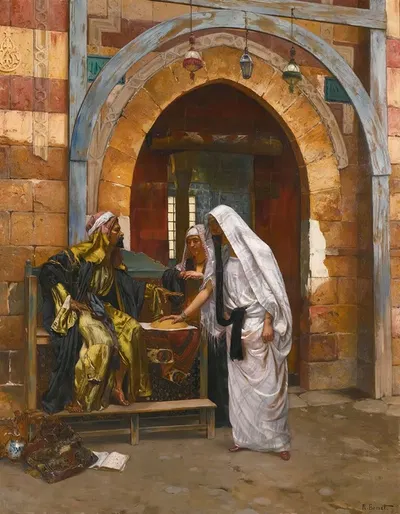The Fortune Teller by Rudolf Ernst — digital art print download
