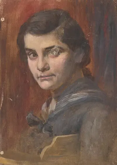 Эскиз головы молодого человека Ауреля Балло by Аурел Балло, 1895–1900 — digital art print download