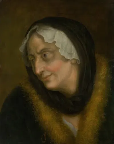 Old Woman's Head by Balthasar Denner, 1720–1730 — digital art print download