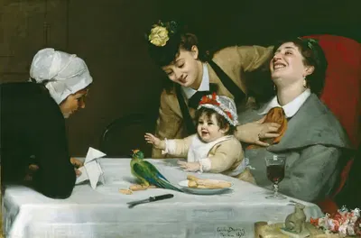 Весельчаки by Каролус-Дюран, 1870 — digital art print download