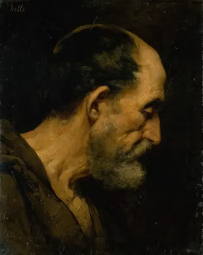 Этюд головы старика Эдуарда Балло by Эдуард Балло, 1880–1900 — digital art print download
