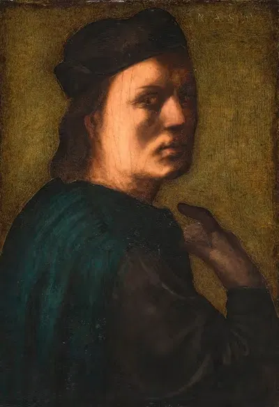 Portrait Of A Man by Franciabigio — digital art print download