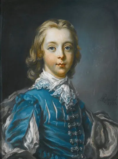 Портрет мальчика, возможно, Питера Бенета Лега (род. 1742) by Фрэнсис Котс, 1751 — digital art print download