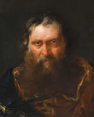Portrait Of A Bearded Man by Giuseppe Nogari — digital art print download