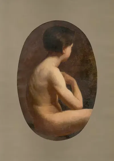 Мальчиковый акт by Гюла Бенцур, 1854–1855 — digital art print download