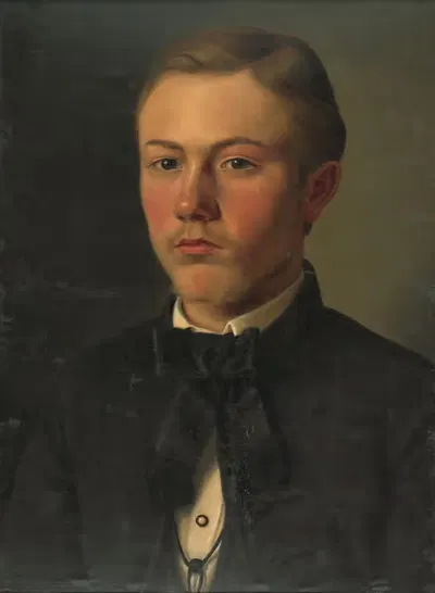 Портрет Гейза Бенчура by Гюла Бенцур, 1859 — digital art print download