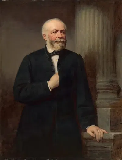 Портрет банкира Фидлера из Кошице by Гюла Бенцур, 1864 — digital art print download
