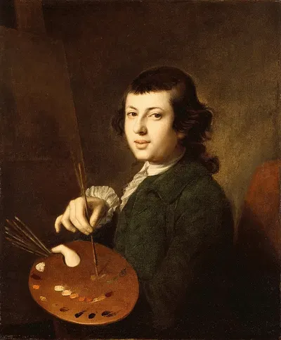 Portrait Of An Artist by Henry Benbridge — digital art print download