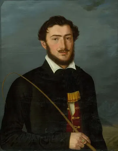 Портрет Давида Пфанншмидта (Тиншмидта) by Йозеф Чаучик, 1842 — digital art print download
