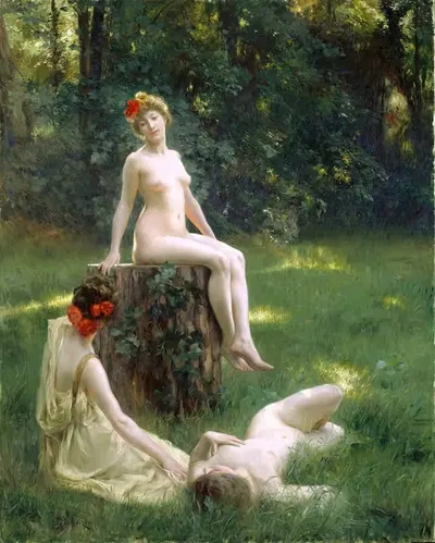 Поляна by Юлий Лебланк Стюарт, 1900 — digital art print download