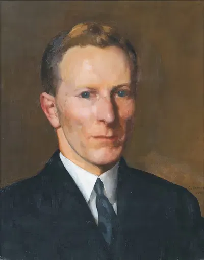 Портрет Бориса Нольде by Константин Андреевич Сомов, 1932 — digital art print download