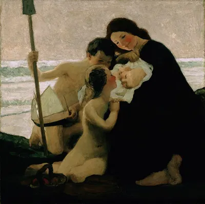 Морские младенцы by Макс Бом, 1914 — digital art print download