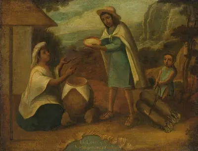 De Lovo Y De Yndia Produce Zambaigo by Mexican School — digital art print download