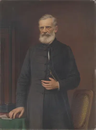 Портрет мужчины by Миклош Барабаш, 1881 — digital art print download