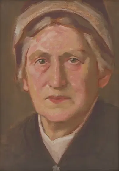 Портрет Е.М. Шолтесовой by Милан Томка Митровский, 1935–1940 — digital art print download