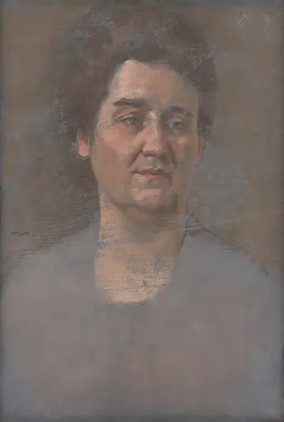 Портрет М. Шулековой by Милан Томка Митровский, 1910 — digital art print download